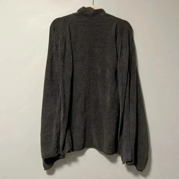 Barefoot Dreams Cozychic  ultralite grey open cardigan - Picture 4 of 4